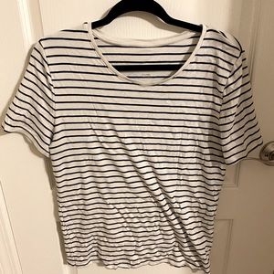 Black & White striped Tee